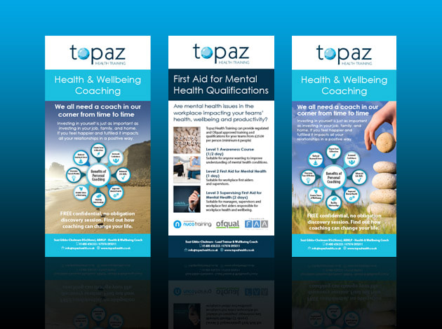 Leaflet Design - Topaz Health Training